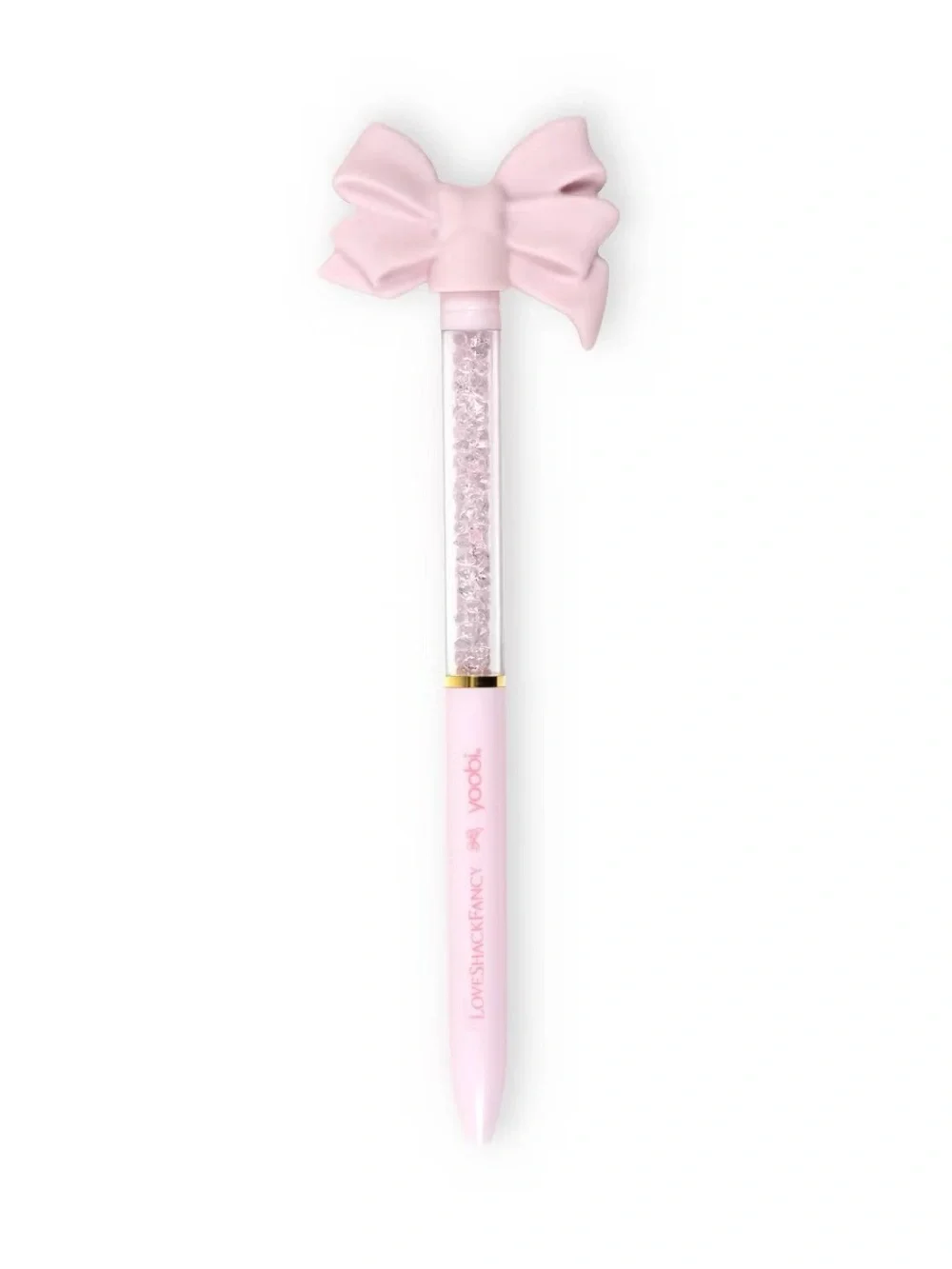 LoveShackFancy Pink Bow Ballpoint Pen